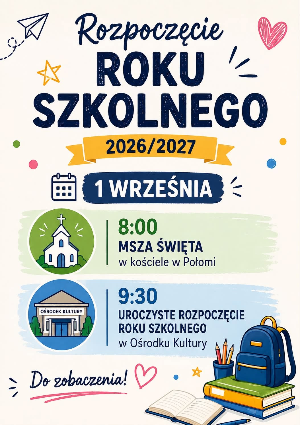 rozpoczęcie roku szkolnego