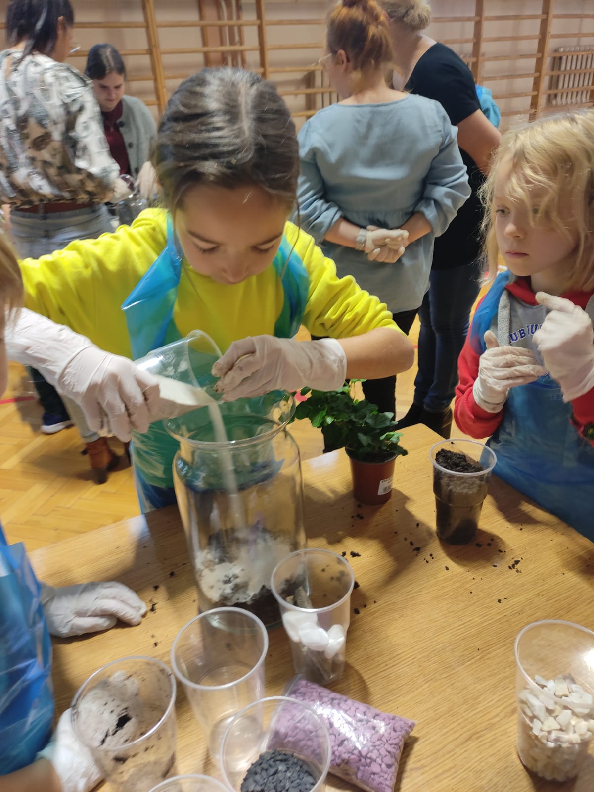 zdjęcia z warsztatów ogrodnictwa