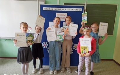 Zdjęcie do Eliminacje szkolne klas 1-3 do gminnego konkursu recytatorskiego